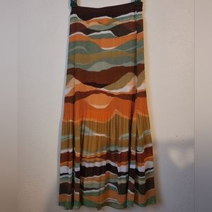 DR2 by Daniel Rainn, pull on, A-line skirt, elastic waist beautiful color skirt